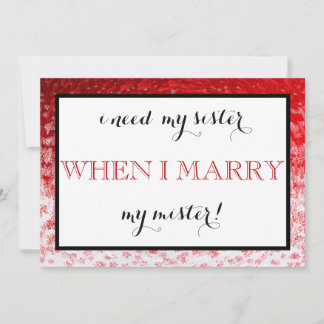 Will you be my bridesmaid? kaart