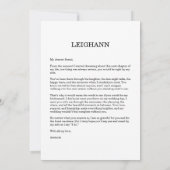 Will You Be My Bridesmaid Photo Proposal Card Kaart (Achterkant)