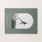 Will you be my Bridesman Minimal Photo Sage Green Legpuzzel (Horizontaal)