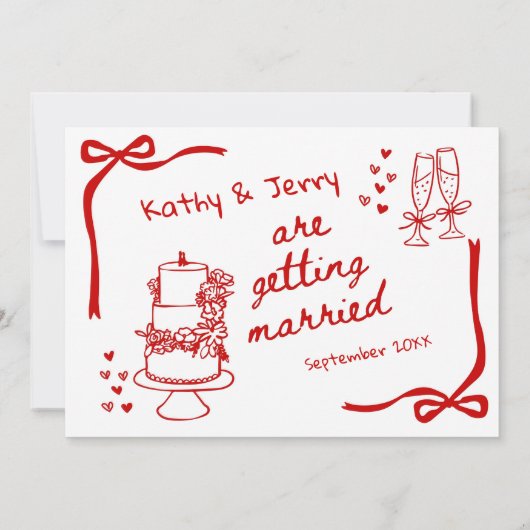 Will you be my Flower Girl Card Invitation Kaart (Achterkant)