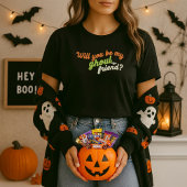 Will You Be My Ghoul Friend Funny Halloween Pun T-shirt