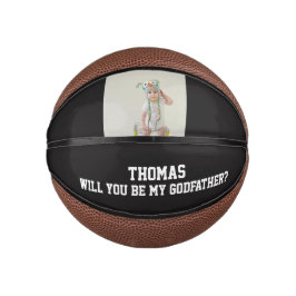Will You Be My Godfather Godparent Proposal Sports Basketbal