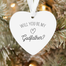 Will You Be My Godfather? leuke geboorteaankondigi