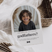Will You Be My Godfathers Arch Photo Proposal Kaart