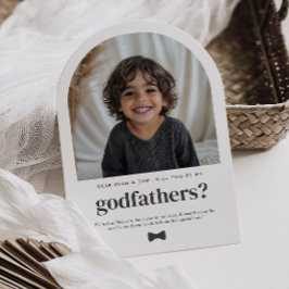 Will You Be My Godfathers Arch Photo Proposal Kaart