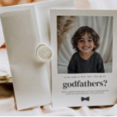 Will You Be My Godfathers Photo Proposal Kaart