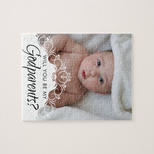 Will You Be My Godouders Photo Legpuzzel (Horizontaal)