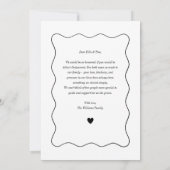 Will You Be My Godparents Wavy Photo Proposal Card Kaart (Achterkant)