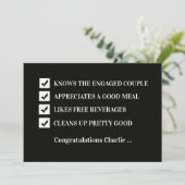 Will You Be My Groomsman Funny Digital Card Kaart (Staand voorkant)