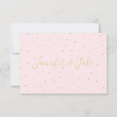 Will You Be My Jr.Bridesmd Kaart - Gouden Stippen (Achterkant)