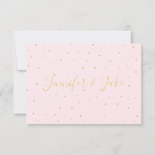 Will You Be My Jr.Bridesmd Kaart - Gouden Stippen  (Achterkant)