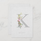 Will You Be My Junior Bridesmaid Delicate Initial (Voorkant / Achterkant)