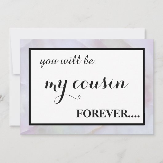 Will you be my junior bridesmaid? invitation kaart (Voorkant)