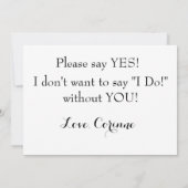 Will You Be My Maid of Honor 5' x 7" Uitnodiging (Achterkant)