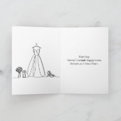 Will You Be My Maid of Honor Proposal Kaart (Binnen)