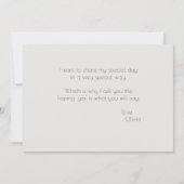 Will You Be My Maid of Honor Wispy Pink Shimmer be Kaart (Achterkant)