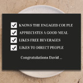 Will You Be My Usher Funny Digital Invitation Card Kaart