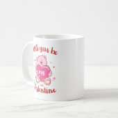 Will you be my valentine koffiemok (Voorkant links)