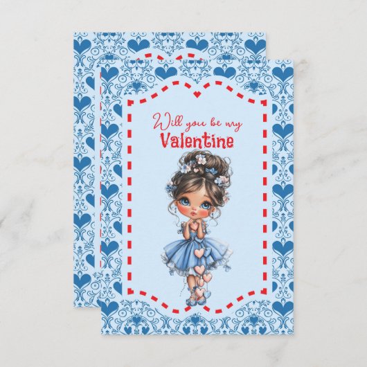 Will You Be My Valentine Teen  (Voorkant / Achterkant)