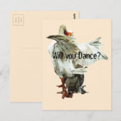 Will you Dance? Briefkaart (Voorkant / Achterkant)