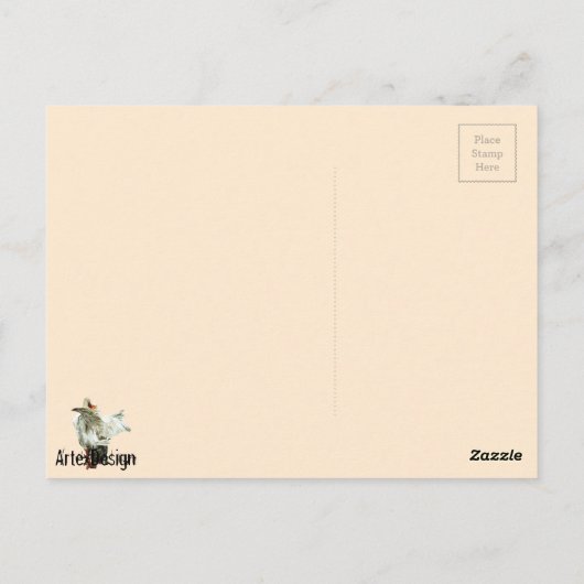 Will you Dance? Briefkaart (Achterkant)