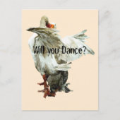 Will you Dance? Briefkaart (Voorkant)