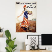 Will You Have a Part in Victory? Poster (Thuiskantoor)