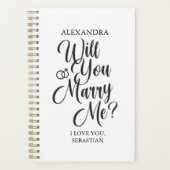 “Will You Marry Me?” Custom Wedding Planner (Voorkant)