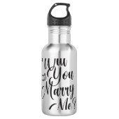 Will You Marry Me - Marriage Proposal  Waterfles (Voorkant)