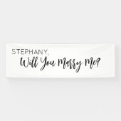 Will you Marry Me Proposal Sign banner backdrop