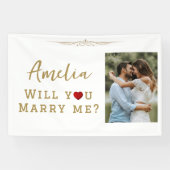 Will you marry me Romantic Proposal Photo Spandoek (Horizontaal)