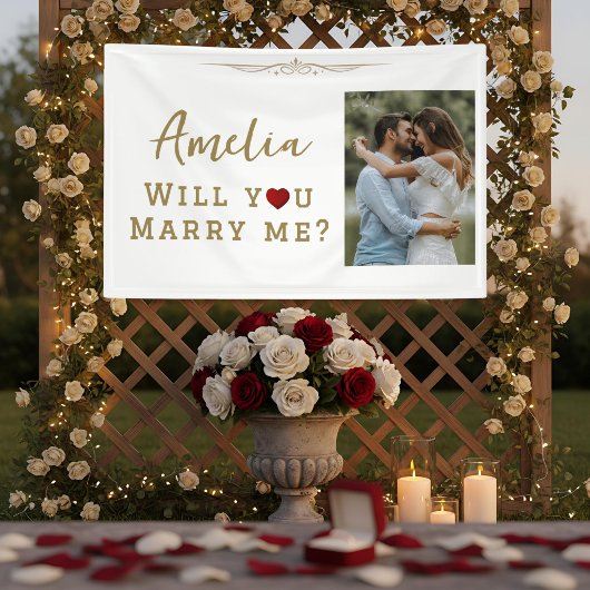 Will you marry me Romantic Proposal Photo Spandoek