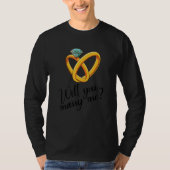 Will You Marry Me T-shirt (Voorkant)