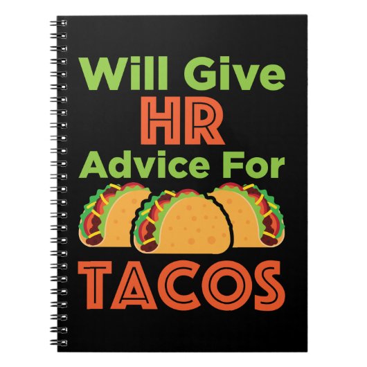 Will zal u adviseren over Tacos Human Resources Notitieboek (Voorkant)