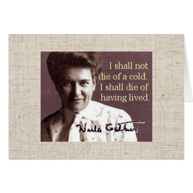 Willa Cather (Voorkant Horizontaal)