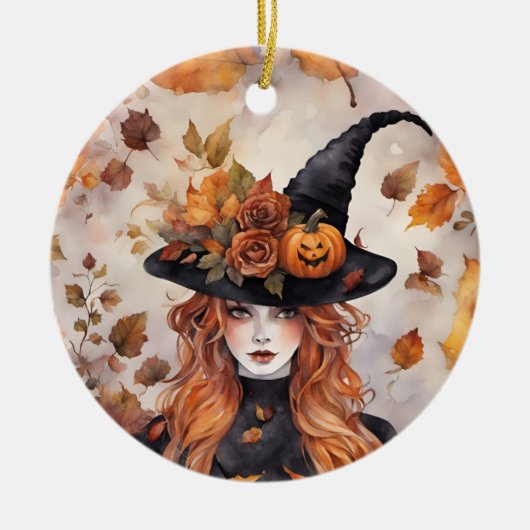 Willa de heks keramisch ornament (Voorkant)