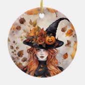 Willa de heks keramisch ornament (Achterkant)