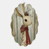 Willa the Rabbit | Woodland Whimsy  Ornament Kaart (Rechts)