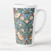 Willam Morris aardbeiendief,  vogels  Latte Mok (Rechts)