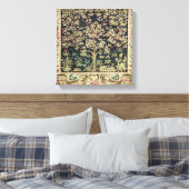 Willam Morris mooie design en creaties, Vint Canvas Afdruk (Insitu (Slaapkamer))