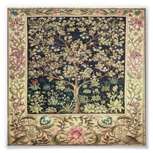 Willam Morris mooie design en creaties, Vint Foto Afdruk (Voorkant)