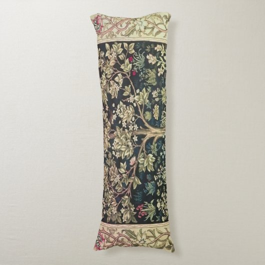 Willam Morris mooie design en creaties, Vint Lichaamskussen (Voorkant Verticaal)