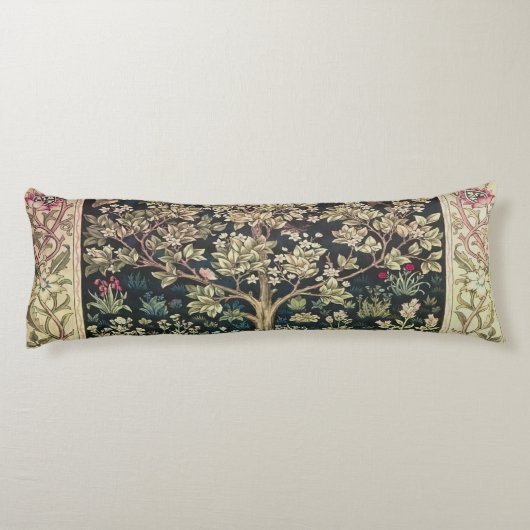 Willam Morris mooie design en creaties, Vint Lichaamskussen (Achterkant)