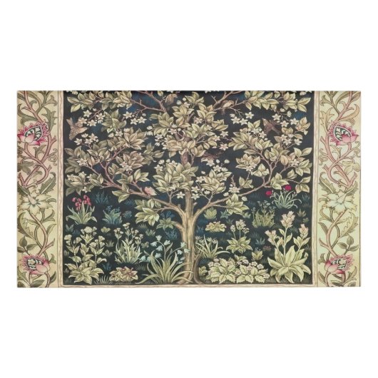 Willam Morris mooie design en creaties, Vint Naambadge (Voorkant)