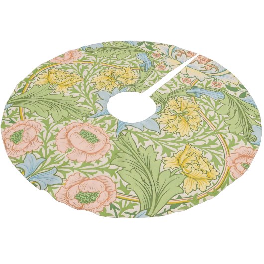 Willam Morris Myrtle Garden Floral Classic Kerstboom Rok (Gekanteld)