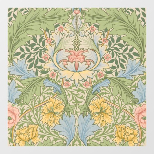 Willam Morris Myrtle Garden Floral Classic Raamsticker (Vel)
