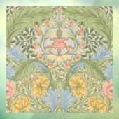 Willam Morris Myrtle Garden Floral Classic Raamsticker (Vel 3)