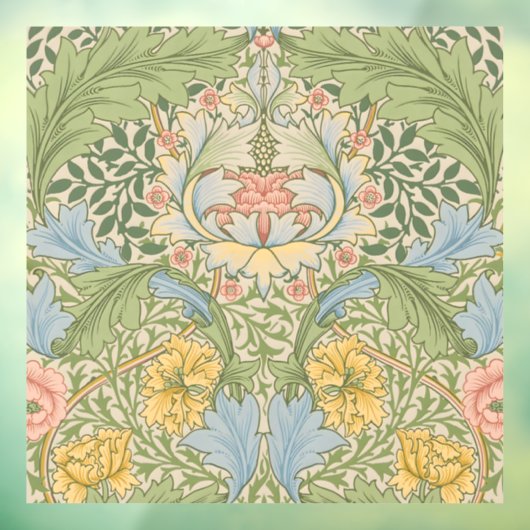 Willam Morris Myrtle Garden Floral Classic Raamsticker (Vel 3)