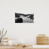 Willamette Herfsten en Paper Mills Oregon City Poster (Keuken)