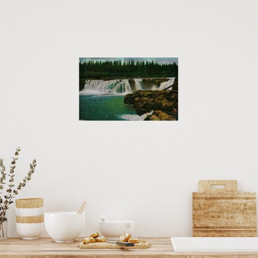 Willamette-Herfsten in Portland 2 Poster (Keuken)